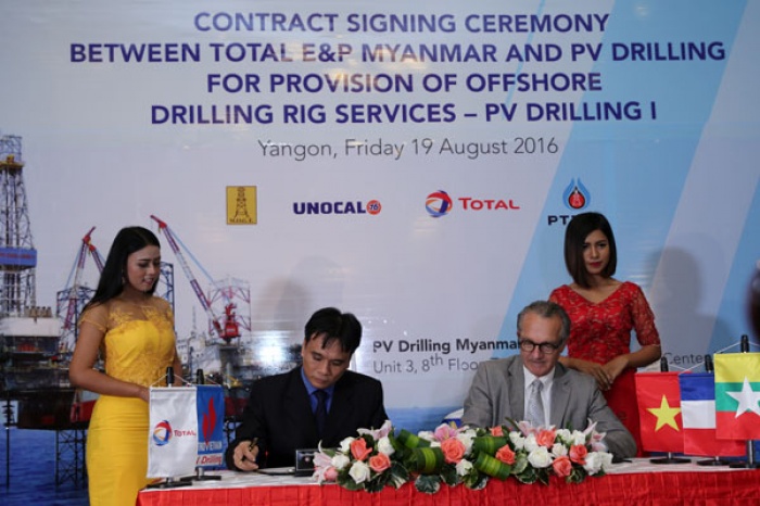 PV Drilling ký hợp đồng cung cấp giàn khoan tại Myanmar